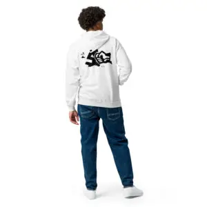 Smash Nazis Unisex Zip Hoodie